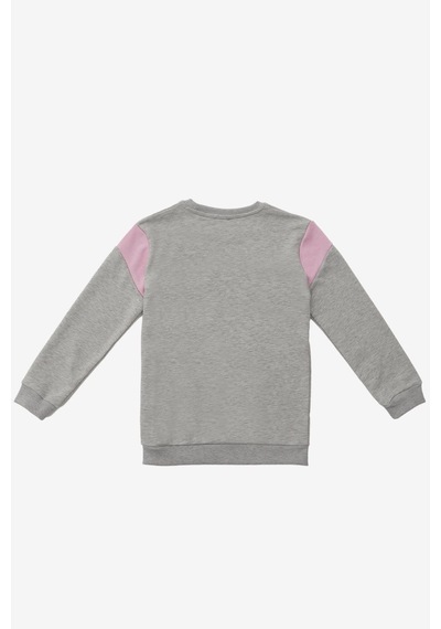 United Colors Of Benetton Kız Çocuk Gri Sweatshirt Gri