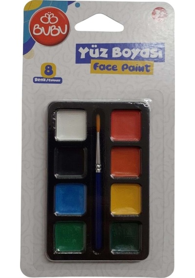 Yüz Boyası 8li Tablet Bu-bu