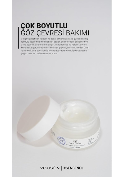 Göz Altı Torbaları İçin Kırışıklık Karşıtı Aydınlatıcı Göz Çevresi Bakım Kremi Gözaltı Morlukları 20 Ml