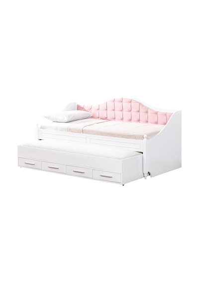 Yavrulu Yatak, Eymen Pembe Yavrulu Karyola + 2 Comfort Yatak