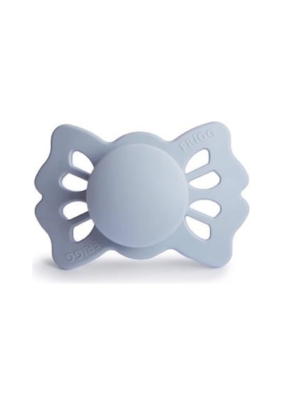 Frıgg Lucky Silikon Emzik - Powder Blue 0-6 Ay Gold - Krem