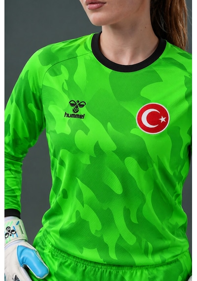 Hummel Elegance Milli Takım Kaleci Forma Takımı Neon Yeşil