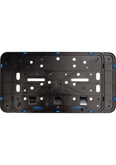 Çerçeveli Dikdörtgen Plakalık Plaka Altlığı Mavi 26x17cm 1 Adet