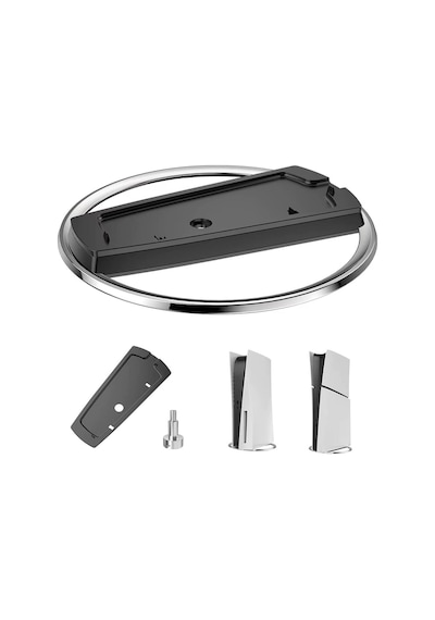 Ps5 / Ps5 Slim Konsol Diskli Ve Dijital Model İçin Vidalı Metal Dikey Stand