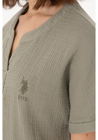 U.s. Polo Assn. Kadın Haki Pijama Takım 50312905-vr027 Haki U.s. Polo Assn. Kadın Haki Pijama Takım 50312905-vr027 Haki