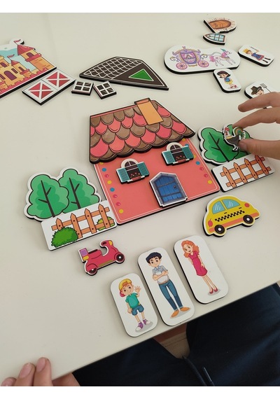 Hayal Dünyam 35 Parça Ahşap Yapboz Puzzle