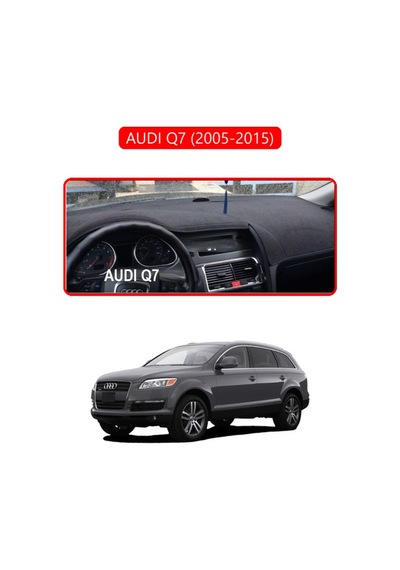 Audı Q7 2005-2015 Torpido Koruma Halısı Kırmızı Kenar
