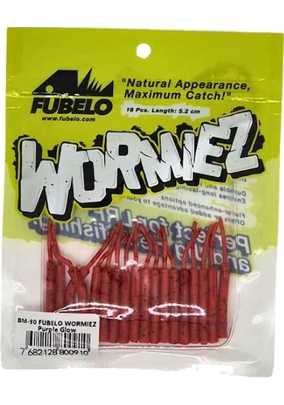 Fubelo Wormiez 5.2cm 18 Adet Lrf Silikonu Pink Yellow