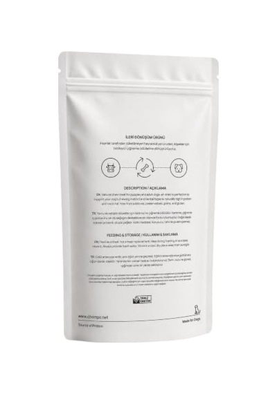 Chompo Kuzu Kulak 100% Doğal Katkısız Köpek Ödül Sı 100 Gr