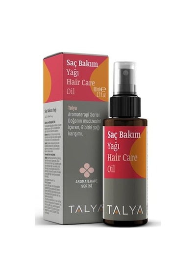 Talya Saç Bakım Yağı Onarıcı ve Besleyici Etki 8 Bitki Yağı Karışımı 80 ML