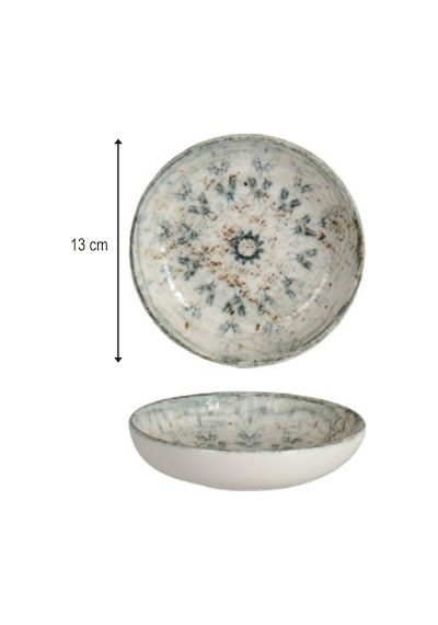 12'li Valencia Kase Sığ 13cm Dijital Fade Rinart Krem