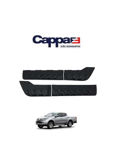 Cappafe L200 2015-2019 Kapı Koruma Dodik Uv Kat. Abs 4 Parça