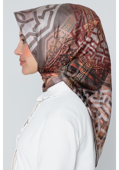 Armine İpek Eşarp 8245d Twill Nostalji -01