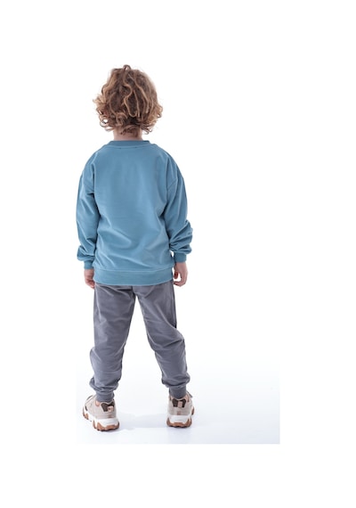 Erkek Çocuk Mavi Polar Eşofman Takımı Yumuşak Kumaş Kapüşonlu Sweat & Rahat Jogger Alt Mavi Erkek Çocuk Mavi Polar Eşofman Takımı Yumuşak Kumaş Kapüşonlu Sweat & Rahat Jogger Alt Mavi