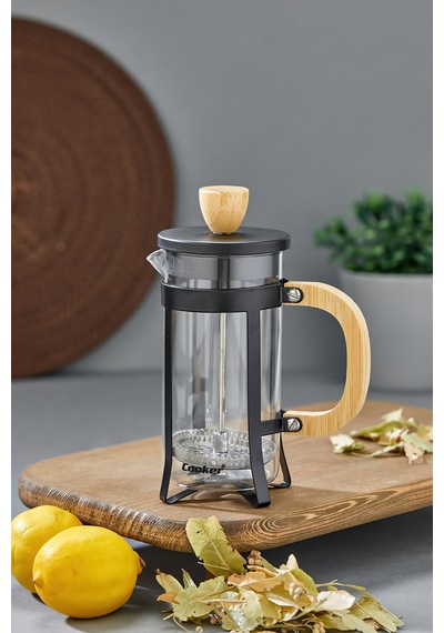 Cooker 350 Ml Cam French Press Siyah
