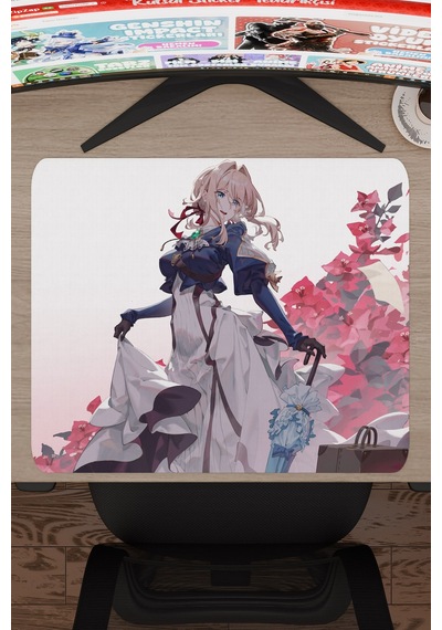 Violet Evergarden Anime V3 - 48x40 Xl Gaming Kauçuk Kaymaz Taban Mouse Pad Fare Altlığı