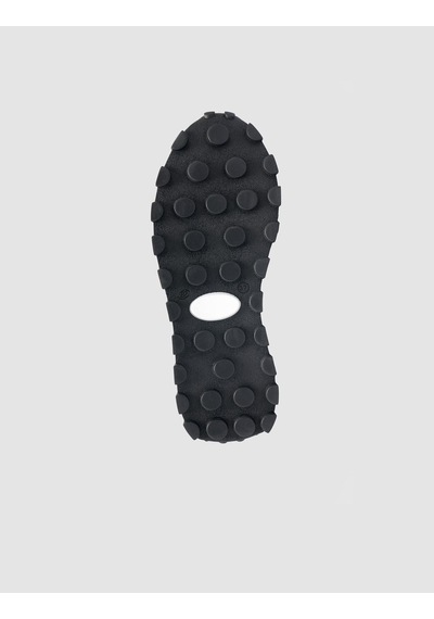 %100 Hakiki Deri Siyah Kadın Sneaker Siyah