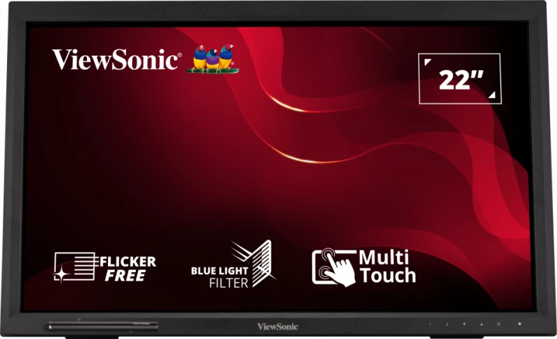 VIEWSONIC TD2223-2 21.5" 5 MS 75 Hz VGA+HDMI+DVI-D+USB FULL HD TN LED Dokunmatik Monitör