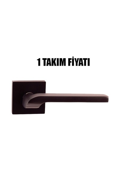 Erkul Aktan Rozetli Wc Kol Mat Siyah
