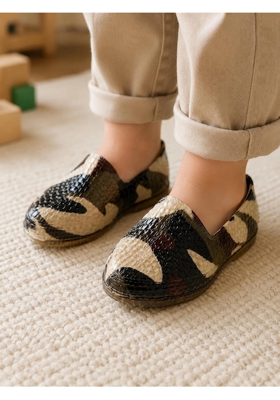 Bebe Makosen Bahçe Ve Tarım Erkek Çocuk Ayakkabısı 21-30 Asgeri Kamuflaj