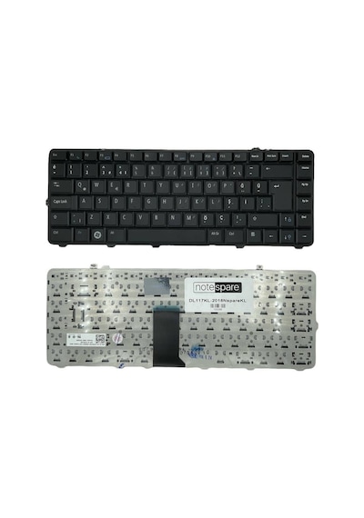 Dell İle Uyumlu Studio 1435, 1436, 1535, 1536, 1537, 1555, 1557, 1558 Notebook Klavye Siyah Tr
