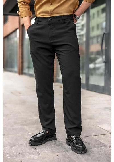 Madmext Siyah Basic Erkek Pantolon E6576