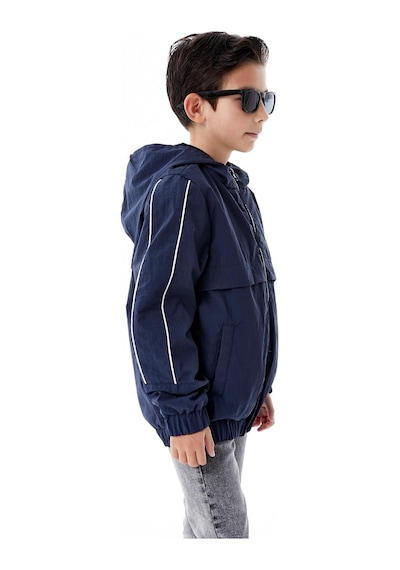 Benitto Kids Erkek Çocuk Kapüşonlu Yağmurluk 51362 Lacivert
