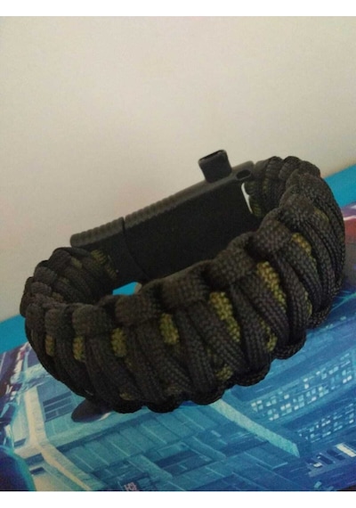 PARACORD DÜNYASI Paracord King Cobra Survival Bileklik