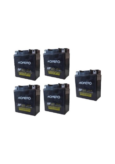 Monero 5 Yüksek 12n5l - Bs - Cub - Ybr 5'li Set Akü Ebatları: 119x60x129mm