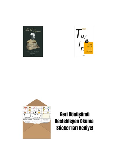 Toplu Kısa Öyküler + Esrarengiz Yabancı + Okuma Sticker'ları