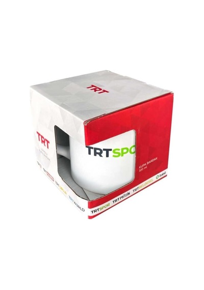 Trt Spor Logolu Beyaz Kupa Beyaz - Çok Renkli