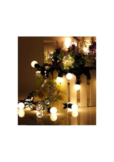 Led Dekoratif Günışığı Led Toplar Siyah Kablolu 5 Metre Gün Işığı