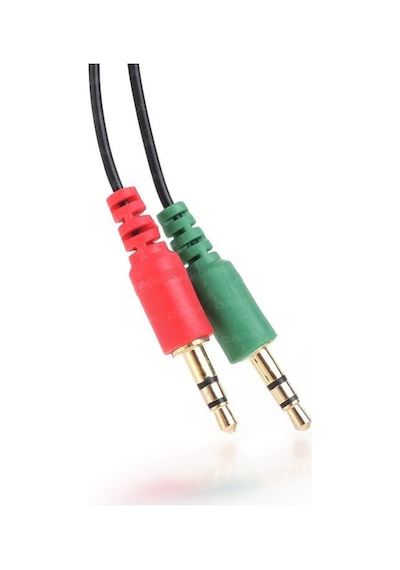 Yediverenbilişim Dark 4Pin 3.5Mm Stereo Dişi -2X3.5Mm Stereo Erkek
