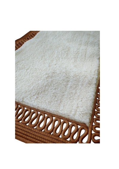 Nakkaş Home Peluşlu Jüt Seccade 60x120 Yumuşak Dokulu Kaydırmaz Taban Diğer