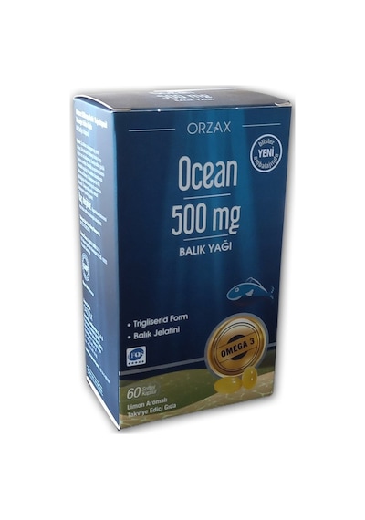 Ocean Omega 3 500mg 60 Kapsül