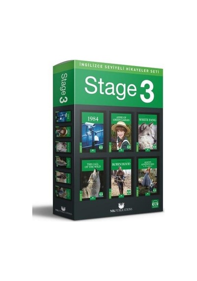 Murat Kurt Ingilizce Hikaye Seti 6 Kitap Kutulu Stage 3