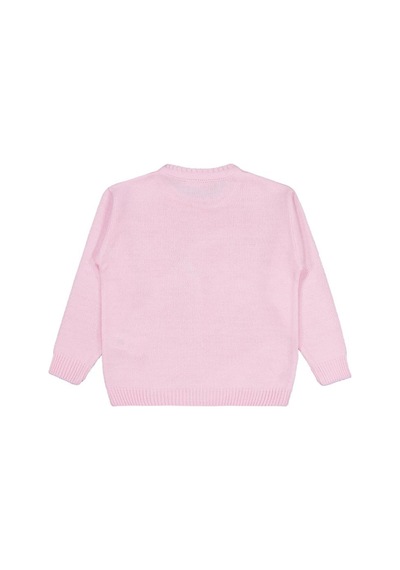Civil Girls Düz 6-9 Yaş Kazak Pembe