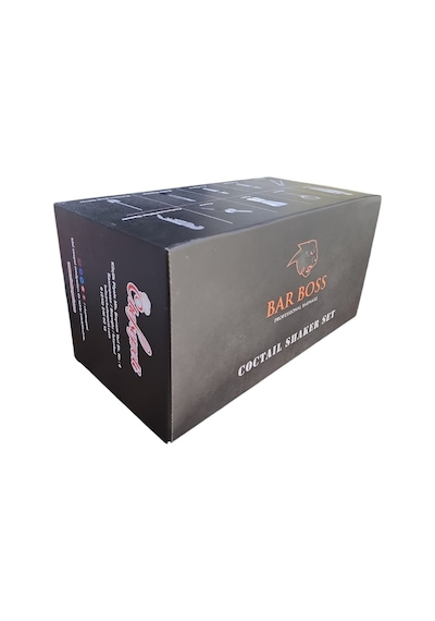 10 Parça Avantajlı Kokteyl Hazırlama Seti Boston Shaker 750 Ml Stand Hediyeli, Kutulu