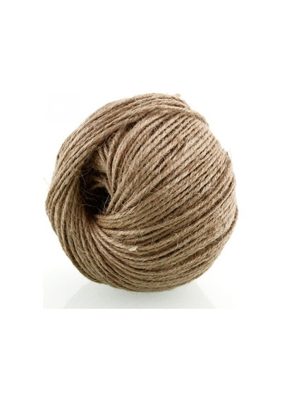 Naturel Doğal Jüt İp Hasır İp Süsleme İpi 100 Gr-100 Metre 2mm Kalınlık 5 Adet
