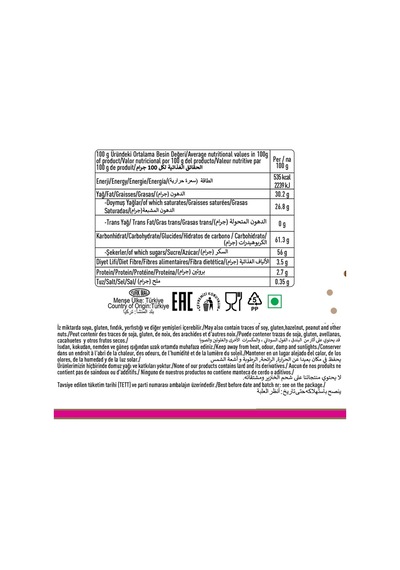 Orient Karışık Meyveli Çikolata 1 Kg