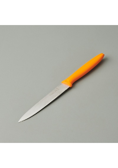 Pirgee Dişli Sebze Bıçağı - Turuncu - 12 Cm Çok Renkli
