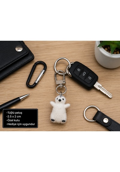 Buzcuk Peluş Penguen Charm Anahtarlık Sevimli Çanta Aksesuarı Hediye