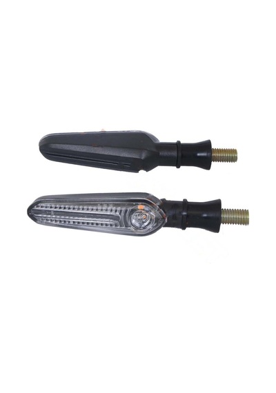 Motosiklet Led Sinyal Kayan Sarı Işık Uzun 56936
