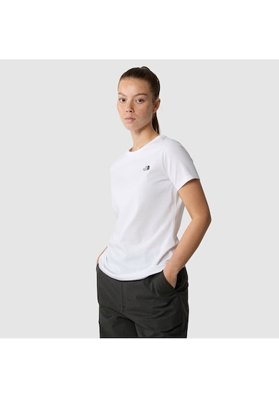 The North Face W Ss Sd Slim Tee Kadın T-shirt Nf0a87nhfn41 Beyaz