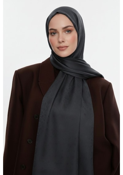 Mizalle & Yaqa Filigranlı Haki Şal Haki