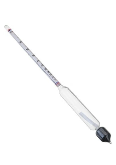 Vzn Cam Alkol-metre 0-100 Derece Arası Alkol Seviyesi Ölçer 27 Cm