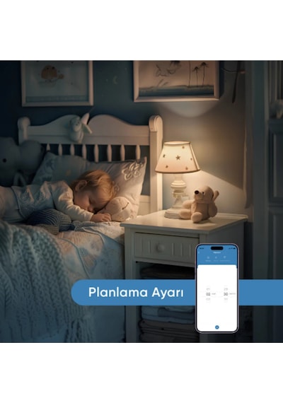 Şımart Akıllı Ampul Bluetooth 1100 Lümen Yüksek Parlaklık 16 Milyon Renk Seçeneği Beyaz - RGB