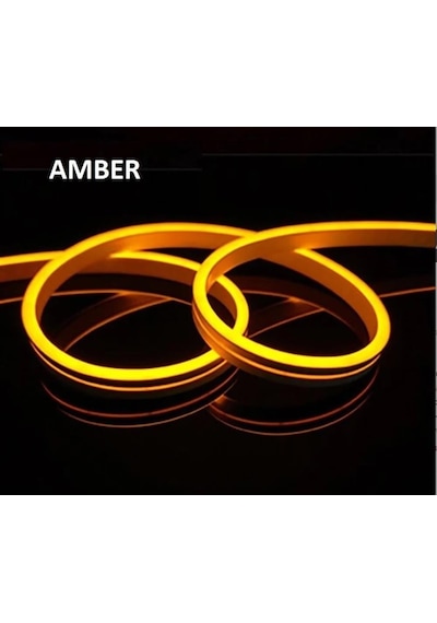 Noas 12v Neon Amber 5mt / Paket 6x12mm Yl42-0126 Amber