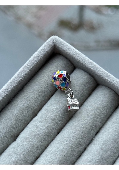Yukarı Bak Up Ev Charm Asafaccessory Pembe
