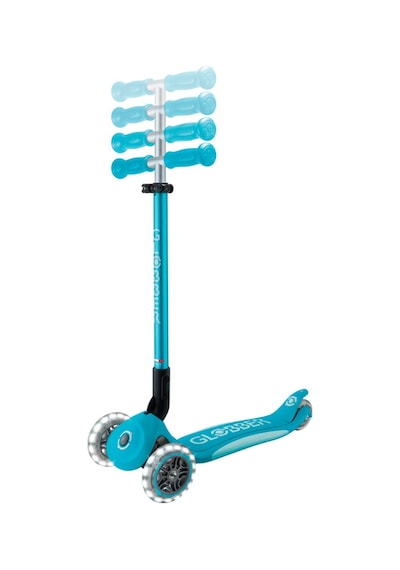 Globber Elite Deluxe Işıklı Scooter - Mavi